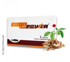 Gold Power potencianövelő étrend-kiegészítő kapszula.