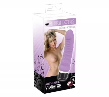 Authentic Lotus - szilikon vibrátor, lila