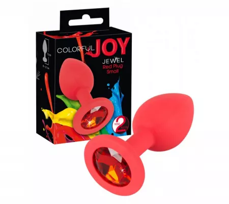 Colorful Joy - Kicsi Anál Dildó, Piros