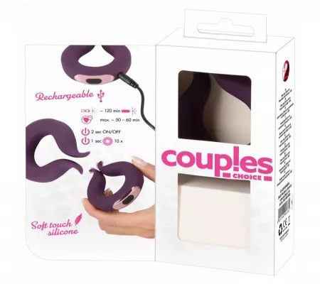 Couples Choice - akkus, kétmotoros péniszgyűrű