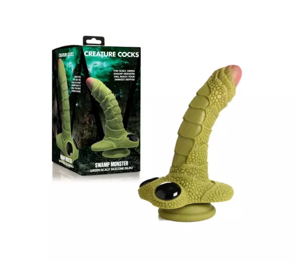Creature Cocks - Mocsári szörny dildó, zöld