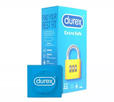 Durex Extra Safe - Biztonságos óvszer (12db)