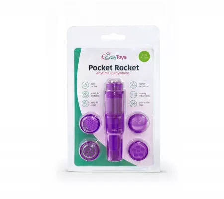 Easytoys Pocket Rocket - vibrátoros szett, lila