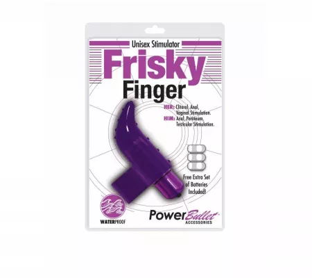 Frisky Finger - Vízálló Ujjvibrátor, Lila