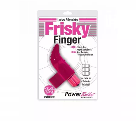 Frisky Finger - vízálló ujjvibrátor, pink