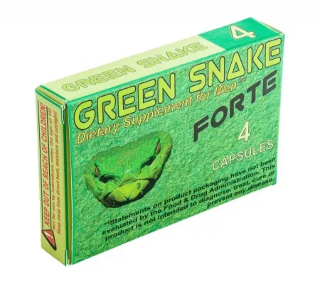 Green  Snake Forte - Kapszula Férfiaknak, 4db