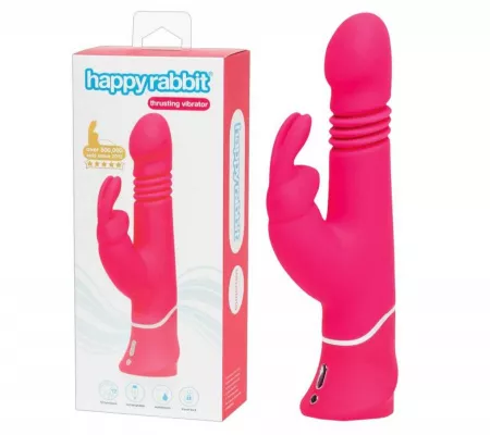 Happyrabbit Thrusting - Lökő Vibrátor, Pink