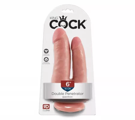 King Cock Double Penetrator - dupla dildó