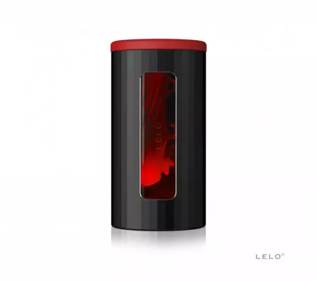 LELO F1s V2 - maszturbátor, fekete-piros