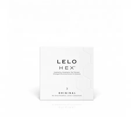 LELO Hex Original, luxus óvszer, 3db