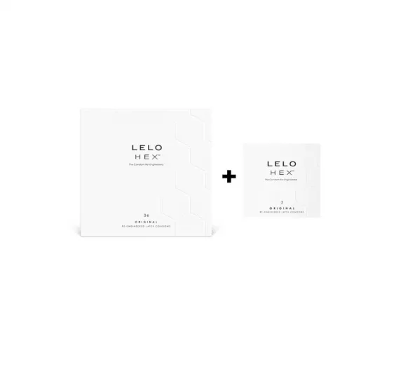 LELO Hex Original - luxus óvszer csomag, 36+3db
