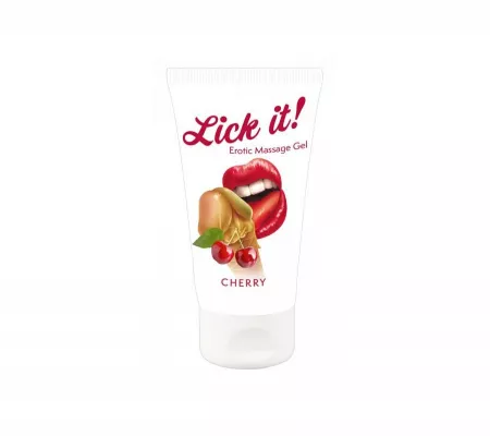Lick it! - 2in1 ehető síkosító, cseresznye, 50ml