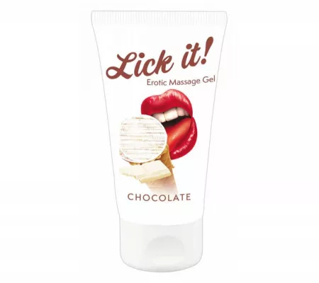 Lick it! - 2in1 ehető síkosító - fehércsoki, 50ml
