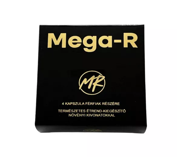 MEGA R - természetes étrend-kiegészítő kapszula, 4db