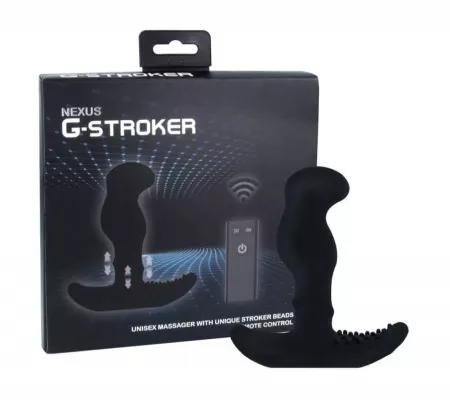 Nexus G-stroker - távirányítós prosztatavibrátor, fekete