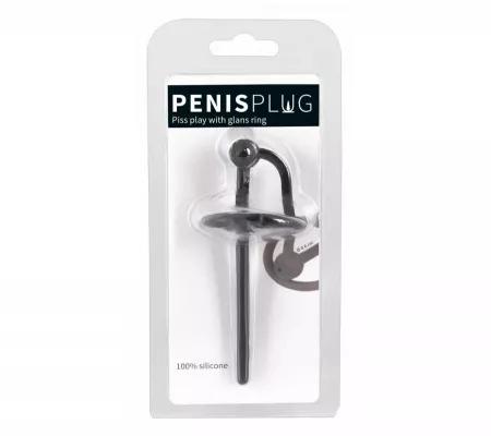 Penisplug - szilikon makkgyűrű üreges húgycsőrúddal