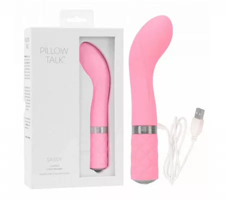 Pillow Talk Sassy - akkus G-pont vibrátor, pink