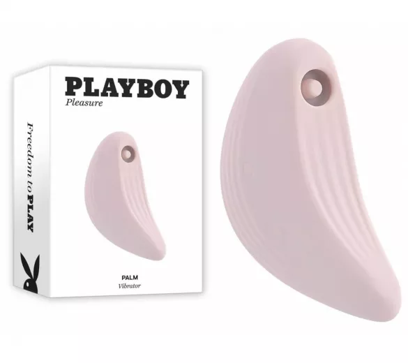 Playboy Palm - akkus, vízálló 2in1 csiklóvibrátor, pink