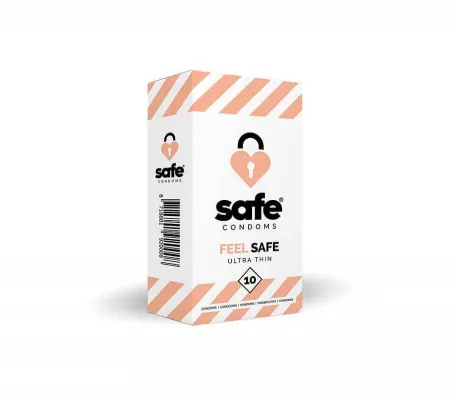 SAFE Feel Safe - vékony óvszer, 10db