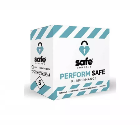 SAFE Perform Safe - nagy óvszer, 5db