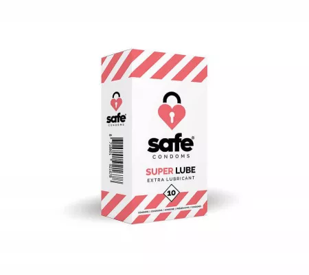 SAFE Super Lube - extra síkos óvszer, 10db