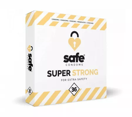SAFE Super Strong - extra erős óvszer, 36db