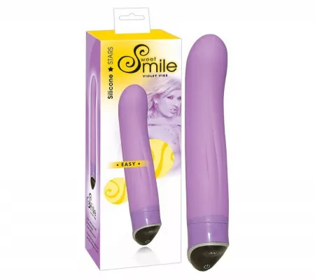 Smile Easy - Hajlított Vibrátor (lila)