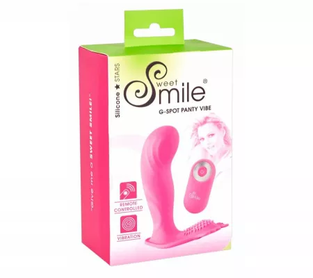 Smile  G-spot Panty Felcsatolható Vibrátor, Pink