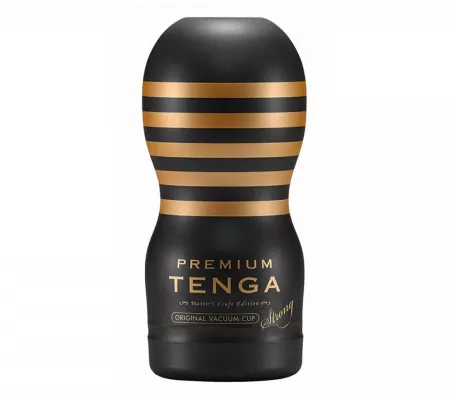 TENGA Premium Original - maszturbátor, fekete