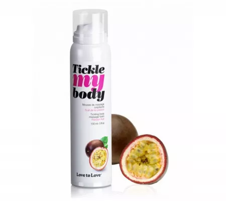 Tickle my body - masszázs hab, passion fruit, 150ml