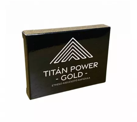 Titán Power Gold - étrendkiegészítő férfiaknak, 3db