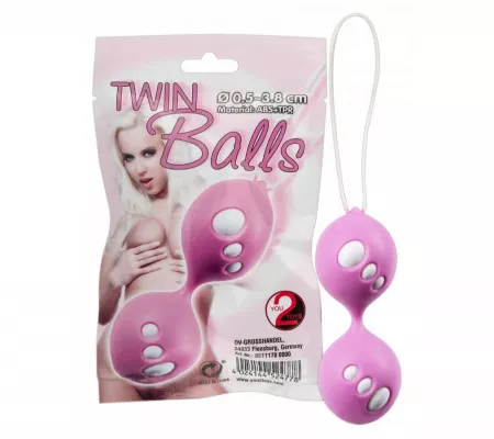 Twin Balls - Gésagolyó-duó (pink)