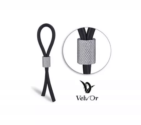 VelvOr JBoa 303 - állítható péniszgyűrű, fekete