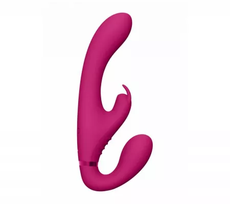 Vive Suki - tartópánt nélküli felcsatolható vibrátor, pink