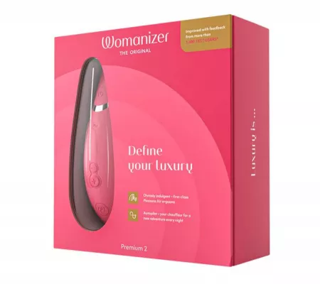 Womanizer Premium 2 - akkus csiklóizgató, pink