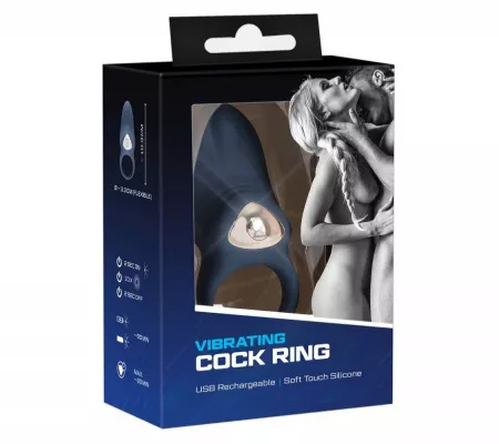 You2toys  Cock Ring - Péniszgyűrű, Kék